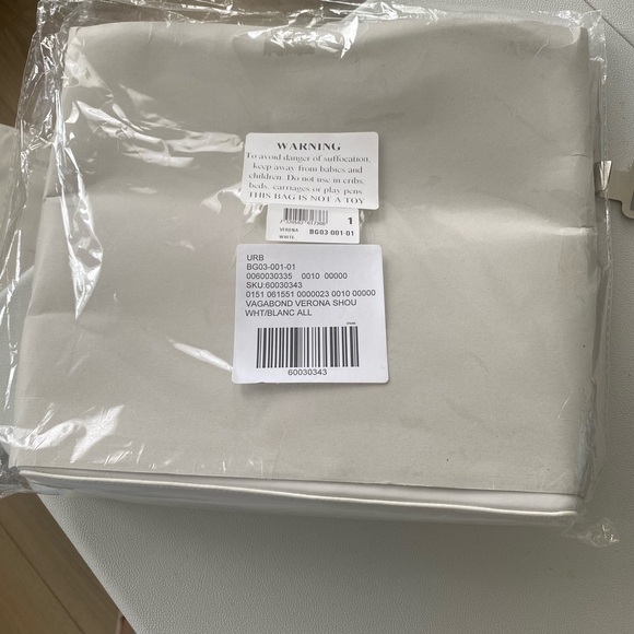 Vagabond Verona White Leather Shoulder Bag handbag minimal NWT - Picture 7 of 7